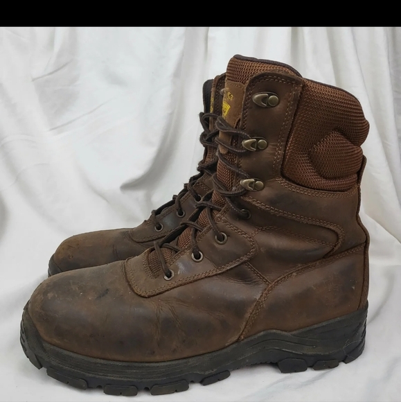 Herman Survivors Men's size 11 WIDE Jason III Steel Toe Leather Work Boots - Picture 9 of 12